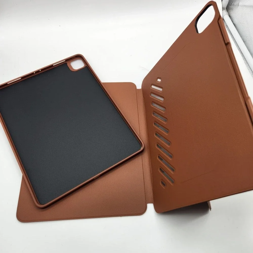 ESR iPad Pro 12.9 Case 6th 5th Gen 2022 2021 Magnetic‎ Stand Pencil Holder Brown